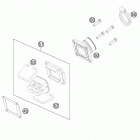 TC 85 ENGINE Reed valve housing