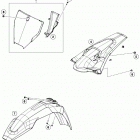 TC 125 CHASSIS Обтекатель , крылья