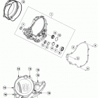 FX 350 ENGINE Кожух сцепления
