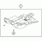 TE 300 CHASSIS Engine protector