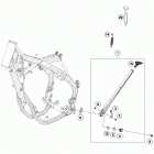 TX 300 CHASSIS Side   /   center stand