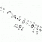 TC 250 ENGINE Кик стартер