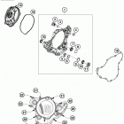 FE 350 ENGINE Кожух сцепления