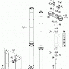 85 SX CHASSIS Передняя вилка