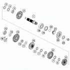 FC 250 ENGINE Трансмиссия 2-контрпривод