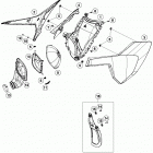 TC 250 CHASSIS Воздушный фильтр