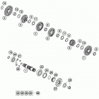 FX 450 ENGINE Трансмиссия 2-контрпривод