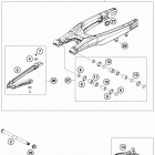 TE 300 CHASSIS Бугель