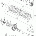FE 501 ENGINE Сцепление
