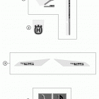 TC 125 CHASSIS Наклейки