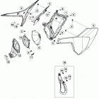 TE 300 CHASSIS Воздушный фильтр