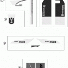 FS 450 CHASSIS Наклейки