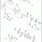 2016 701 ENDURO ENGINE Механизм переключения