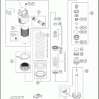 2016 FC 250 CHASSIS Амортизатор в разборе