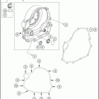 2016 701 ENDURO ENGINE Кожух сцепления