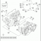 2016 TE 300 ENGINE Картер двигателя