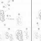2016 701 SUPERMOTO CHASSIS Передний тормозной суппорт
