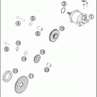 2016 FE 501S ENGINE Электрический стартер