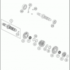 2016 FE 501 ENGINE Трансмиссия-ведомый вал