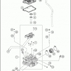 2016 FC 250 ENGINE Головка цилиндров