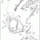2016 TE 300 CHASSIS Рама