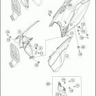 2016 TC 85 CHASSIS Воздушный фильтр
