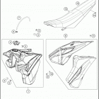 2016 FE 250 CHASSIS Tank, sea t , covers
