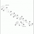 2016 TE 125 ENGINE Кик стартер