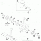 2016 TC 250 ENGINE Crankshaft , piston