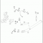 2016 701 ENDURO CHASSIS Side   /   center stand