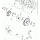 2016 FC 250 ENGINE Сцепление