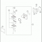 2016 TE 300 ENGINE Мощностной клапан