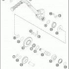 2016 TE 300 ENGINE Kickst arter