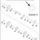2016 TC 250 ENGINE Трансмиссия 2-контрпривод