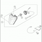 2016 FE 250 CHASSIS Фара