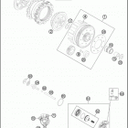 2016 TC 85 ENGINE Сцепление