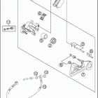 2016 FC 250 CHASSIS Тормозной суппорт задний