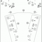 2016 FC 450 ENGINE Клапана