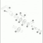 2016 TC 85 ENGINE Кик стартер