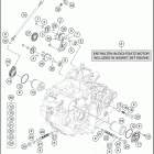 2016 701 ENDURO ENGINE Масляная система
