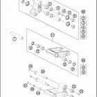 2016 701 ENDURO CHASSIS Соединение рычагов