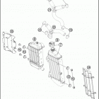 2016 TC 85 ENGINE Система охлаждения