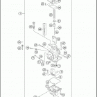 2016 TE 300 ENGINE Карбюратор