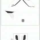 2016 TC 85 CHASSIS Наклейки