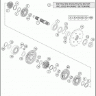 2016 701 ENDURO ENGINE Трансмиссия 2-контрпривод