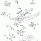 2016 TC 85 CHASSIS Бугель