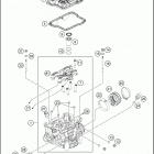 2016 FE 250 ENGINE Головка цилиндров