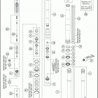 2016 FC 250 CHASSIS Передняя вилка