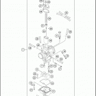 2016 TC 85 ENGINE Карбюратор