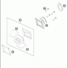 2016 TC 85 ENGINE Reed valve housing